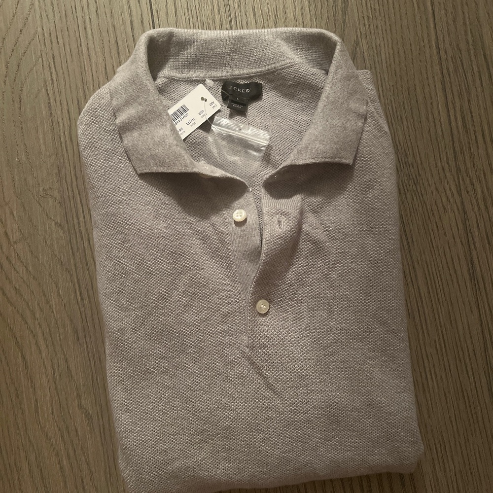 J Crew Gray long sleeved thermal